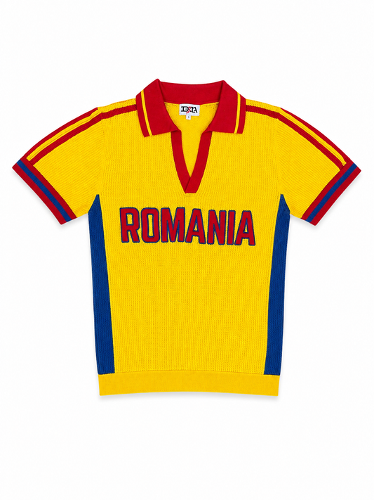 Romania Knit Soccer Jersey